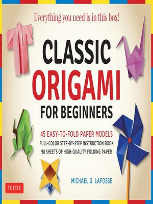 cover image of Classic Origami for Beginners Kit Ebook